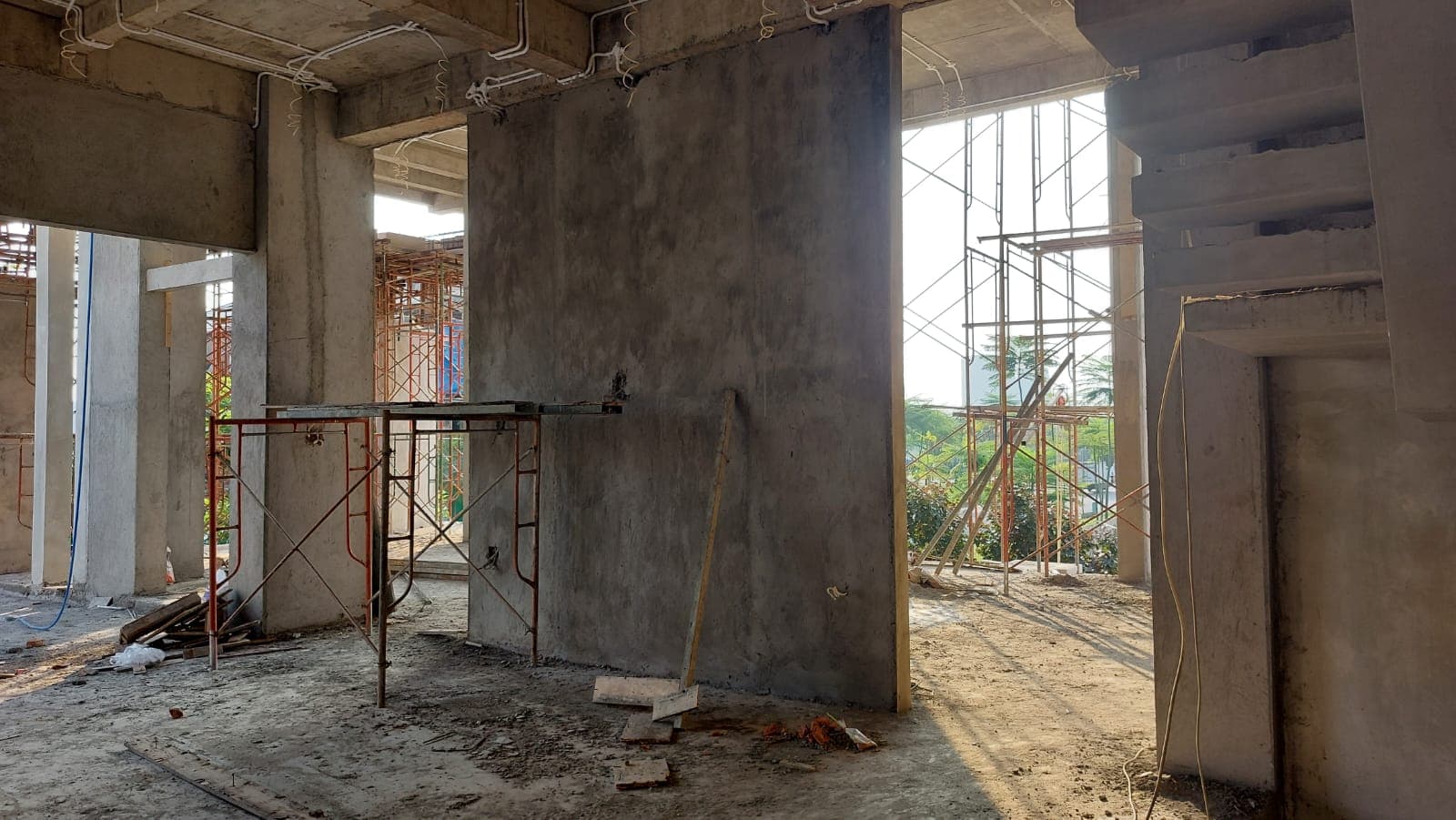 Exterior finishing and facade installation